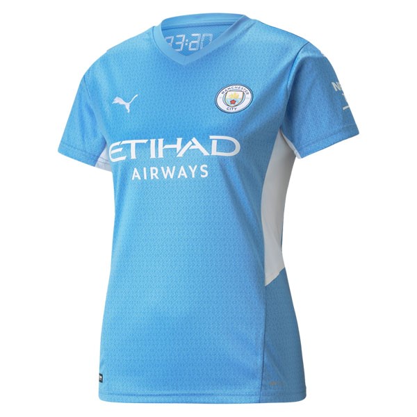 Camiseta Manchester City Primera equipo Mujer 2021-22